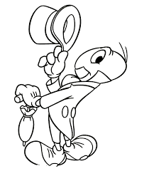 Jiminy Cricket Coloring Page Free Printable Coloring Pages Disney Coloring Pages Coloring Pages Coloring Books