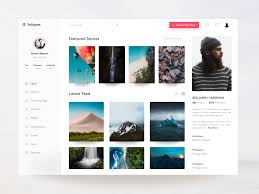 Instagram Profile Concept For Web Freebie Instagram Profile Web Design Websites Instagram