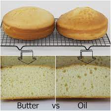 Bubble And Sweet Butter Versus Oil A Comparison Using Betty Crocker Vanilla Cake Mix Baking Science Betty Crocker Cake Vanilla Cake Mixes
