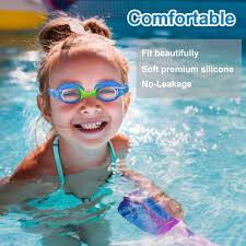 Kids Goggles Swimming Liquidation & Promo, Swim Goggles, Age 3-15, 1 Pack,  Nose Cover, No Eversport Swim Goggles Kids