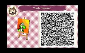 Yoshi Qr Animal Crossing Acnl Animal Crossing 3ds