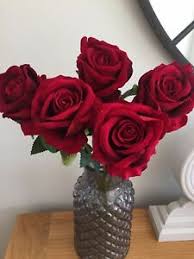 12 sprays ruffle baby breath filler artificial silk flowers 15 stem 331. Long Stem Roses For Sale Ebay