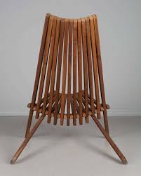 View This Item And Discover Similar For Sale At 1stdibs Mid Century Wood Slat Folding Lounge Chair Made Of Teak Wi Chair Folding Lounge Chair Folding Chair