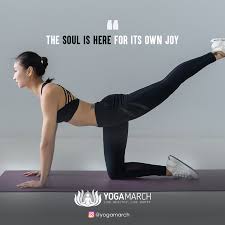 The Soul Is Here For Its Own Joy Yoga Yogamarch Yogaeverydamnday Yogapose Yogi Yogapractice Yog Yoga Everyday Fitness Motivation Gym Life