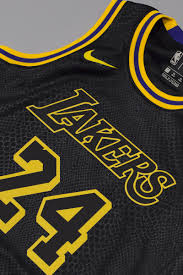 Los angeles lakers 2020 nba finals champions kobe bryant black jersey honors mamba. Los Angeles Lakers Nike City Edition Swingman Jersey Kobe Bryant Black Kids Stateside Sports