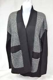 Details About Smartwool Womens Med Moon Ridge Sweater Wrap Swf185w Black