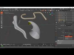 5 Blender Make Pipes Horns Spouts With Curve Beveling Blender 2 8 Youtube Blender Tutorial Blender Spout