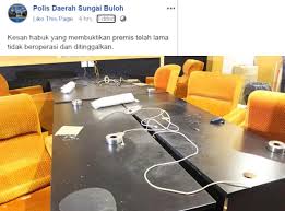 Majlis perbandaran ampang jaya (mpaj)83. Kesan Habuk Bukti Premis Judi Telah Lama Tidak Beroperasi Fb Polis Daerah Sg Buloh Buletin Ttkm