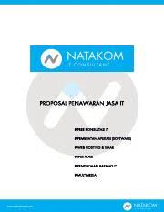 Oct 6, 2018·4 min read. Proposal Penawaran Proposal Penawaran Jasa It Free Konsultasi It Pembuatan Aplikasi Software Web Hosting Email Instalasi Pengadaan Barang It Course Hero