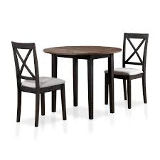No matter which way, you'll get the perfect furniture that sets the tone for your kitchen or dining room. 3pc Dekfore Round Dining Table Set Homes Inside Out Target