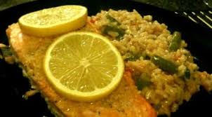 Brilliantly versatile and quick to cook, salmon is the basis for a great midweek dinner or celebratory centrepiece. Asparagus Lemon Tomato Risotto With Salmon Meeesh S Kitchen