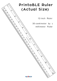 Top 10 actual size online rulers. Printable Ruler 12 Inch Actual Size