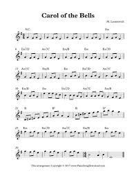 Want to learn how to play the notes of carol of the bells on the piano? Carol Of The Bells Free Lead Sheet With Melody Lyrics And Chords