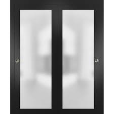 We've moved to a different house and plan on renting and i imagine that the tenant would not like to have everything in plain sight. Sliding Closet Frosted Glass Bypass Doors 72 X 96 Inches With Hardware Walmart Com Walmart Com