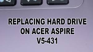 The keyboard is easily warped or damaged during the removal process. Replacing Acer Aspire V5 431 Hard Disc Drive Youtube