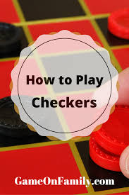You've found the easiest way to invite your friends to play online checkers with you! How Do You Play Checkers The Best Checkers Game Tutorial Games Gameonfamily Play Checkers Checkers Game Checkers Board Game