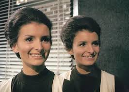 Today we wish the immortal Timeslip Alphas Teresa and Lesley Scoble a very  happy birthday. If Timeslip had been made a few years later there would  have been Miss Stebbins T-shirts and