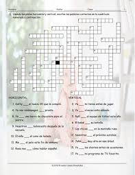 Easy spanish crossword puzzles offers you an entertaining but effective way of expanding your knowledge of the spanish language and culture. Future Simple Tense With Will Spanish Crossword Puzzle Teaching Resources