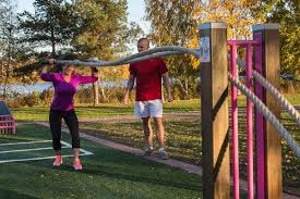 Schau dir unser video zum fitnesspark an! Playground Landscape Neue Outdoor Gym Parks In Schweden Playground Landscape