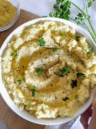 How to make keto yeast bread in 5 minutes! Keto Vegan Cheesy Garlic Mashed Cauliflower Hayl S Kitchen