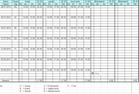 Mit dem projekt der woche planst du ein besonders. Erstellung Von Dienstplanen Mit Excel Download Freeware De