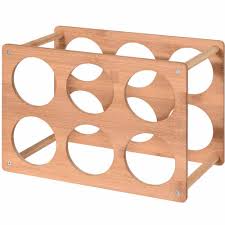 Range Bouteilles 6 Compartiments Bois Desserte Et Rangement De Cuisine Salle A Manger Et Cuisine Meuble Gifi