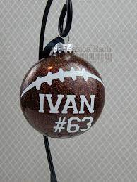 Black gold football jersey custom name number ceramic ornament. Pin On Everything Christmas
