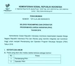 Baca juga lowongan kerja lulusan s1 lainnya. Lowongan Kerja Penerimaan Tenaga Pendamping Dan Operator Pkh Kementerian Sosial 2020 Idn Paperplane
