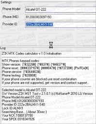 imei calculator alcatel ot222 ...