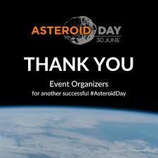 24/11/2016 379 views 4 likes 369838 id. Asteroid Day On Twitter A Huge Thank You To Our Event Organizers For Putting On 90 Asteroidday Events This Year If You Are An Organizer Participated In An Event Be Sure To
