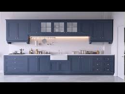 Maybe you would like to learn more about one of these? White Kitchen Cabinets With Blue Gray Island Youtube
