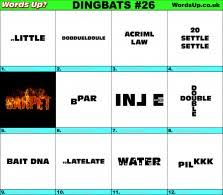 Check spelling or type a new query. Dingbats Quiz 39 Find The Answers To Over 700 Dingbats Words Up Games