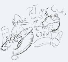Post 5735844: Benson_Dunwoody Bomber_Butthole Mordecai Regular_Show Rigby