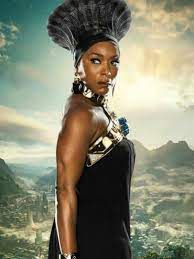 Chadwick boseman, angela bassett star in new trailer (video). Angela Bassett Black Panther Costume Black Panther Black Panther Art