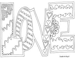 Become a fan on facebook! Printable Love Quote Coloring Pages Novocom Top