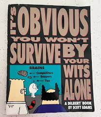 Dilbert Comic Book It's Obvious You Won't Survive by - Etsy