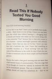 Good Morning Texts Are More Than A Half Hearted Means Of Communication You Are Inspirierende Zitate Und Spruche Zitate Aus Gedichten Spruche Zitate Leben