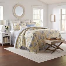 Check spelling or type a new query. Laura Ashley 100 Cotton Percale Maybelle Yellow Comforter Set Overstock 31502996