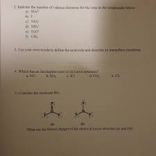 Lewis structures don't tell us everything, but along with molecule geometry and polarity they are hugely informative. Solved 2 Indicate The Number Of Valence Electrons For Th Chegg Com