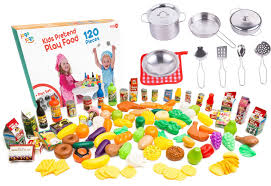 Join our mailing list for 15% off! Jogo Jogo Kids Play Kitchen Accessories Sets Kids Pots And Pans Set With Plastic Food By Kitchen Sets Kids Play Food For Kids Kitchen Utensils Set Kitchen Play Set Pretend Food Play