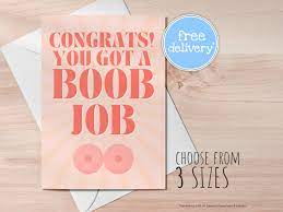 Congrats boob job - Etsy.de