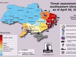 Collection of detailed maps of ukraine. Map Ukraine Threats From Russia