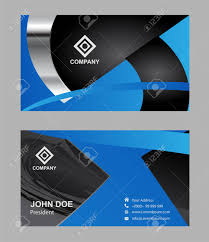 The standard size of a business card here is 89 mm by 55 mm (or 3.5 by 2 inches). Modern Simple Luxury Standard Business Card Design With Sharp Corners Royalty Free Cliparts Vectors And Stock Illustration Image 56239653