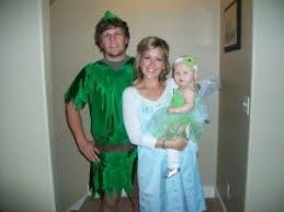 Peter Pan Wendy And Tinkerbell Costume Too Cute Cute Costumes Family Costumes Halloween Dress