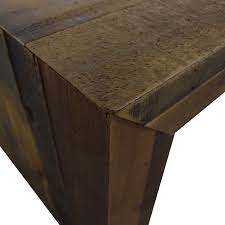 Made from unfinished reclaimed pine certified to forest stewardship council ® (fsc) standards, the emmerson® coffee table shows the knots and natural imperfections that make each piece subtly one of a kind. 66 Off West Elm West Elm Emmerson Reclaimed Wood Coffee Table Tables