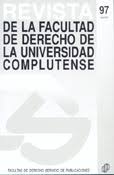 Facultad de derecho universidad complutense. Revista De La Facultad De Derecho De La Universidad Complutense Dialnet