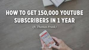 View the daily youtube analytics of thomas frank and track progress charts, view future predictions, related channels, and track realtime live sub counts. How To Get 150 000 Youtube Subscribers In 1 Year Ft Thomas Frank Make Better Videos By Caleb Wojcik