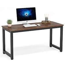 Diy Computer Desk In 2020 Simple Computer Desk Large Office Desk Solid Wood Desk