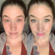 Very simple, natural everyday look Before & After.