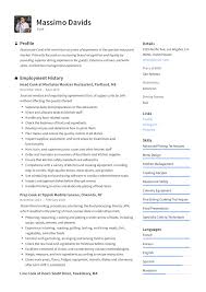 Cook Resume Writing Guide 12 Resume Templates 2020